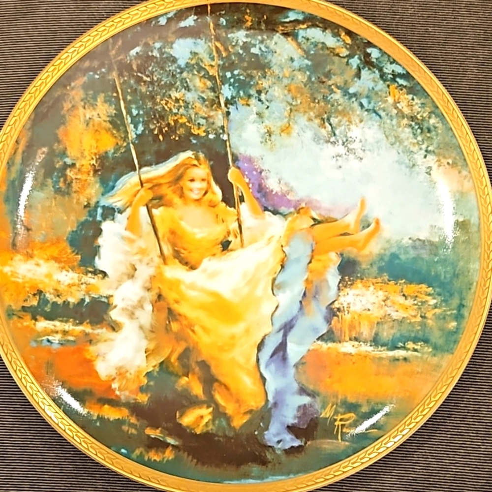 Vintage Kern Collectible Plate "Summertime"